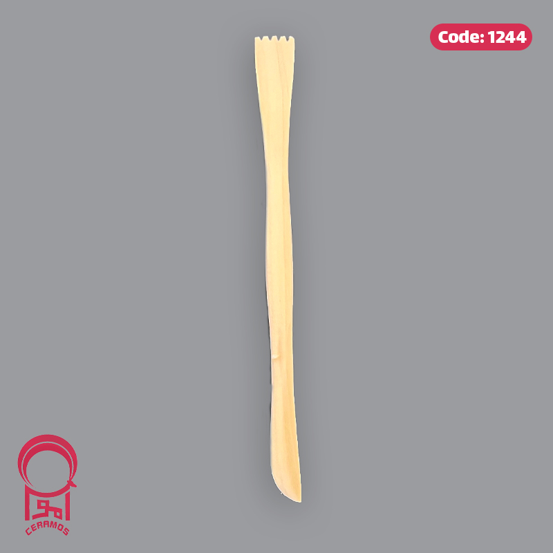 ابزار شکل دهی چوبی ظریف کار با دست - بسته 10 عددی - کد 1244