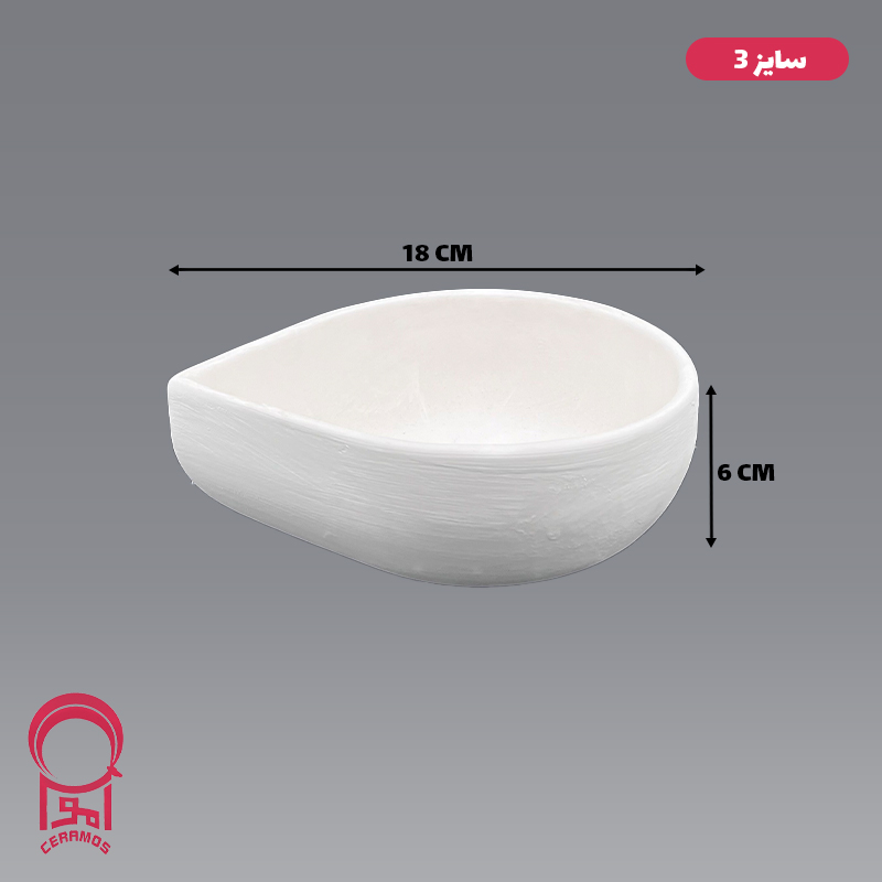 بیسکوییت سرامیکی کاسه اشکی مهرا مولد