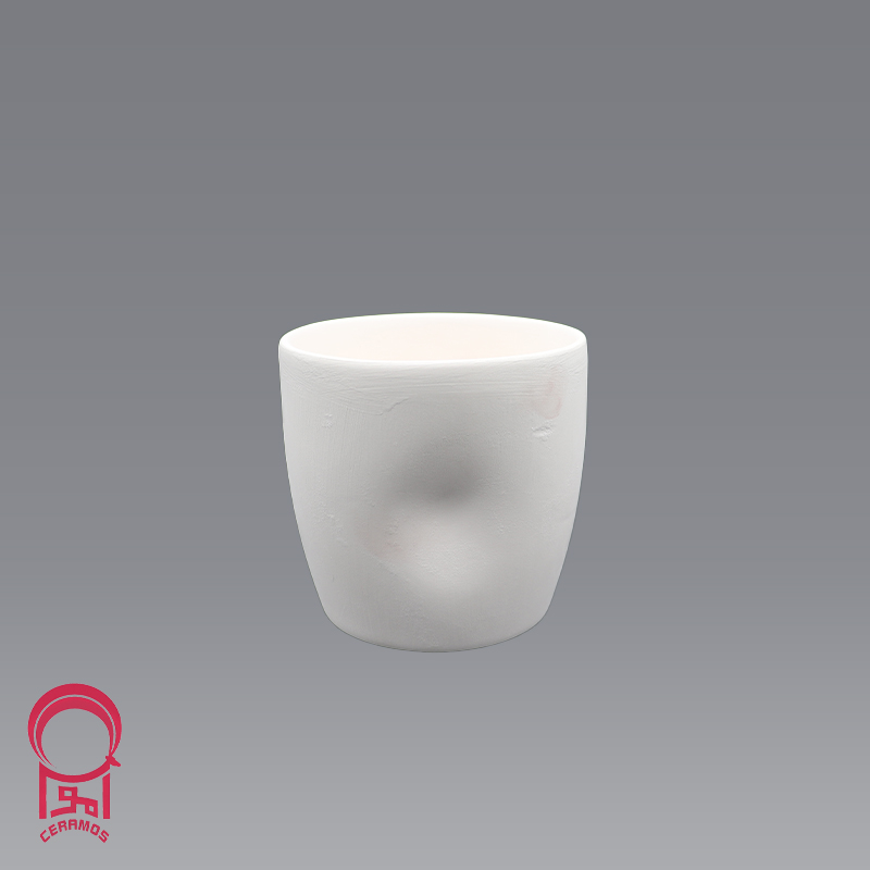 بیسکوییت سرامیکی لیوان خمره دفرمه