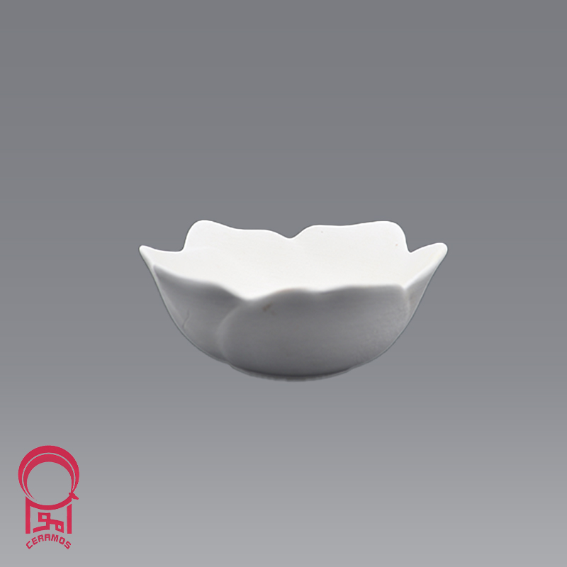 بیسکوییت سرامیکی کاسه طرح گل رز قطر 12 (بزرگ)