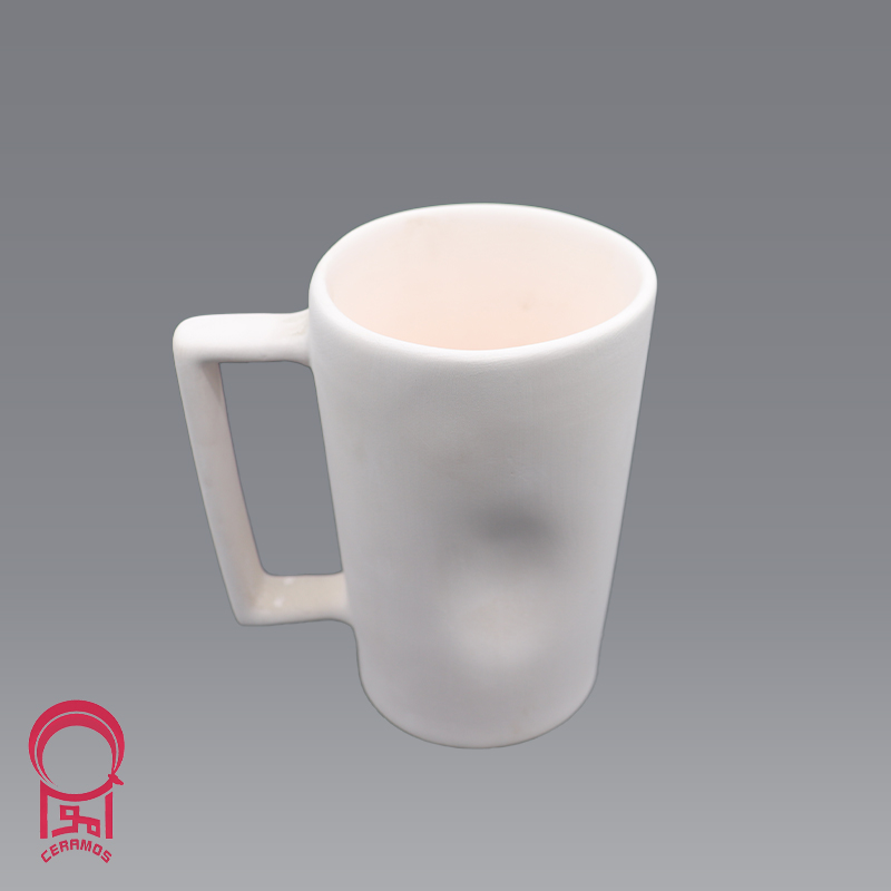بیسکوییت سرامیکی لیوان شیک ساده دفرمه
