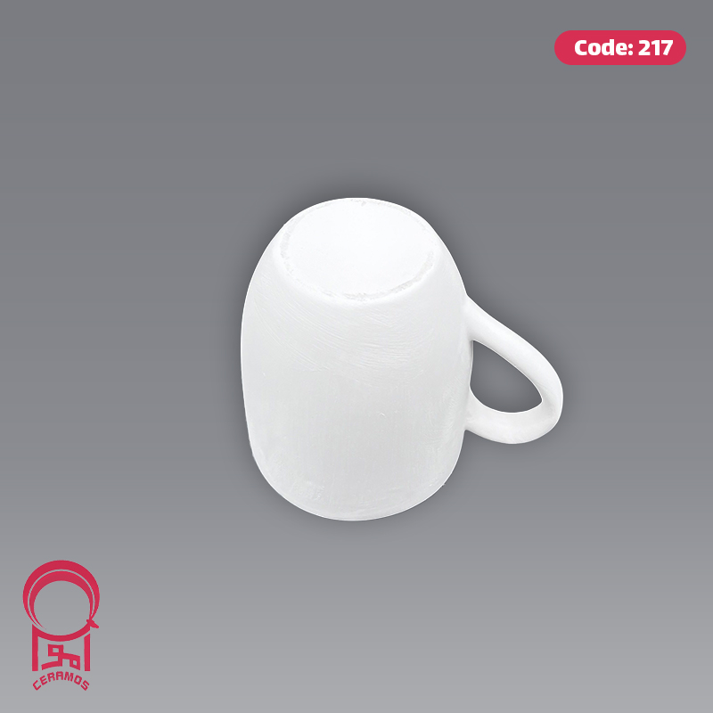 بیسکوییت سرامیکی لیوان خمره - کد 217
