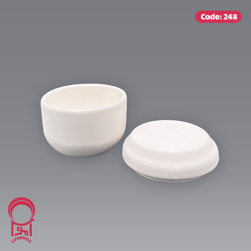 بیسکوییت سرامیکی قندان استوانه پارسیان - کد 248