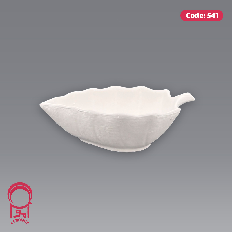 بیسکوییت سرامیکی آجیل خوری برگ - آرالدیت - کد 541