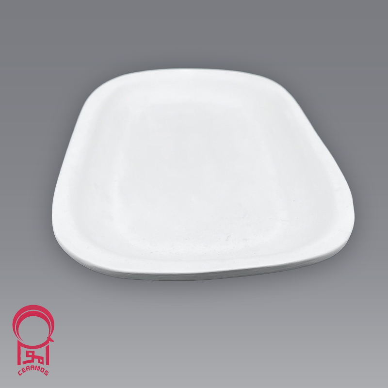 بیسکوییت سرامیکی زیر فنجانی بیضی بدون رینگ