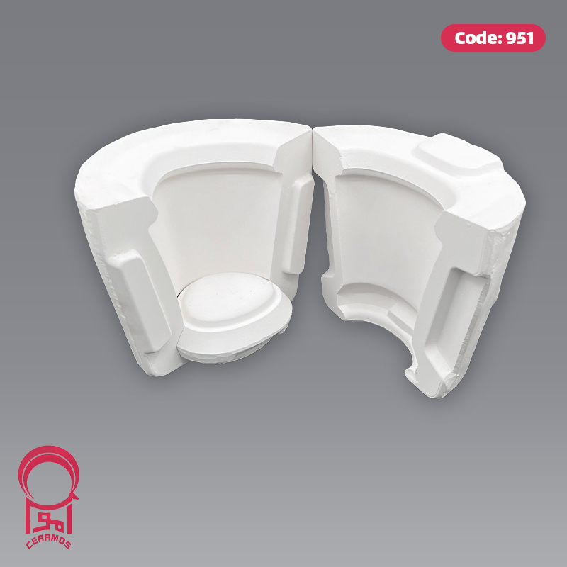 قالب گچی قندان مثلثی - اشکان پارت - کد 951