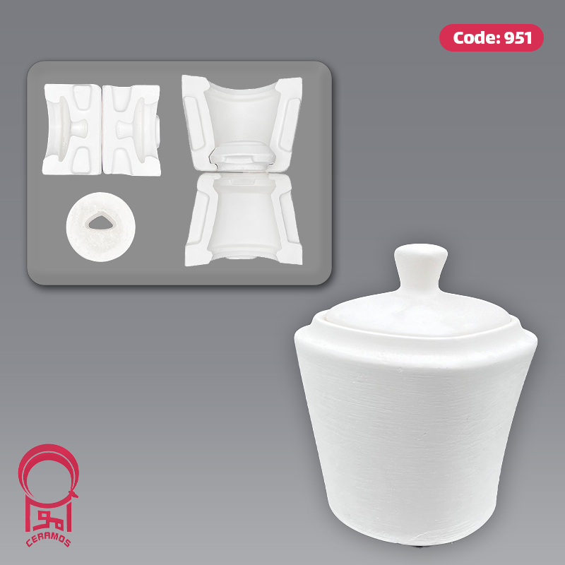 قالب گچی قندان مثلثی - اشکان پارت - کد 951