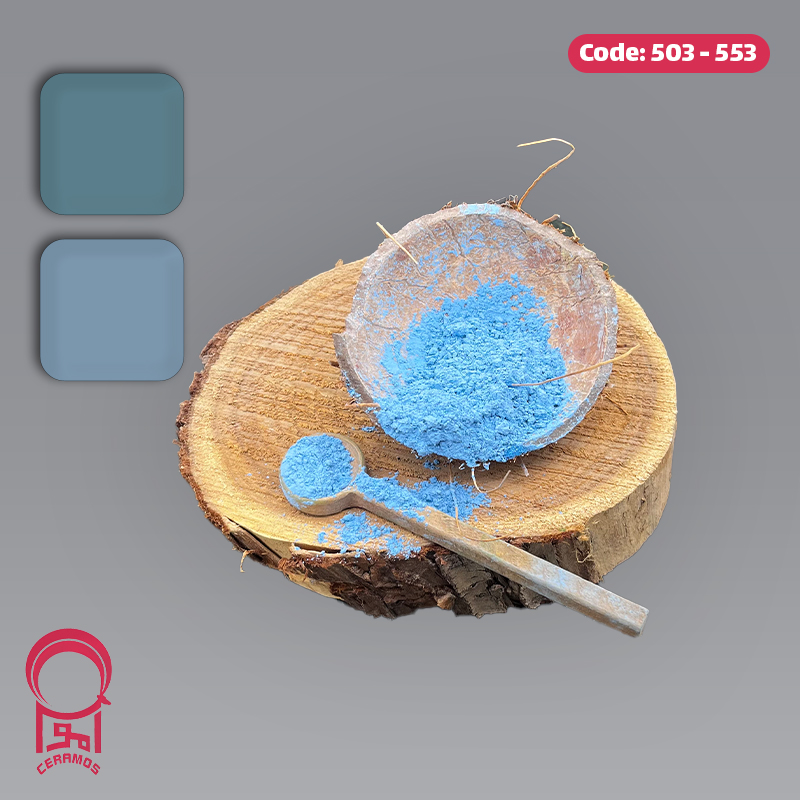 استین آبی نفتی روشن - کد 503 و 553