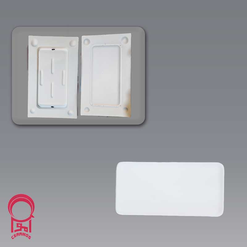 قالب گچی ظرف ساسر کوچک - 25*12.5 - سامان مولد
