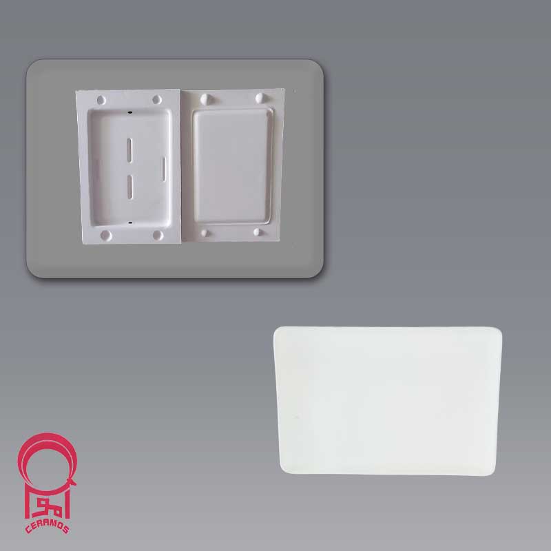 قالب گچی ظرف ساسر بزرگ - 31*21 - سامان مولد