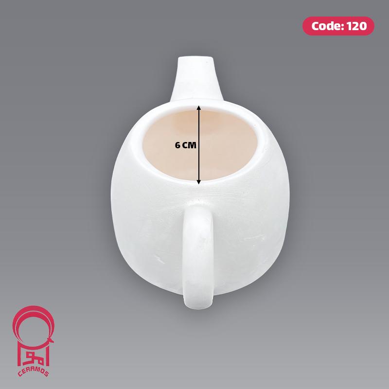 قالب گچی قوری کاپ - عظیم قالب - کد 120