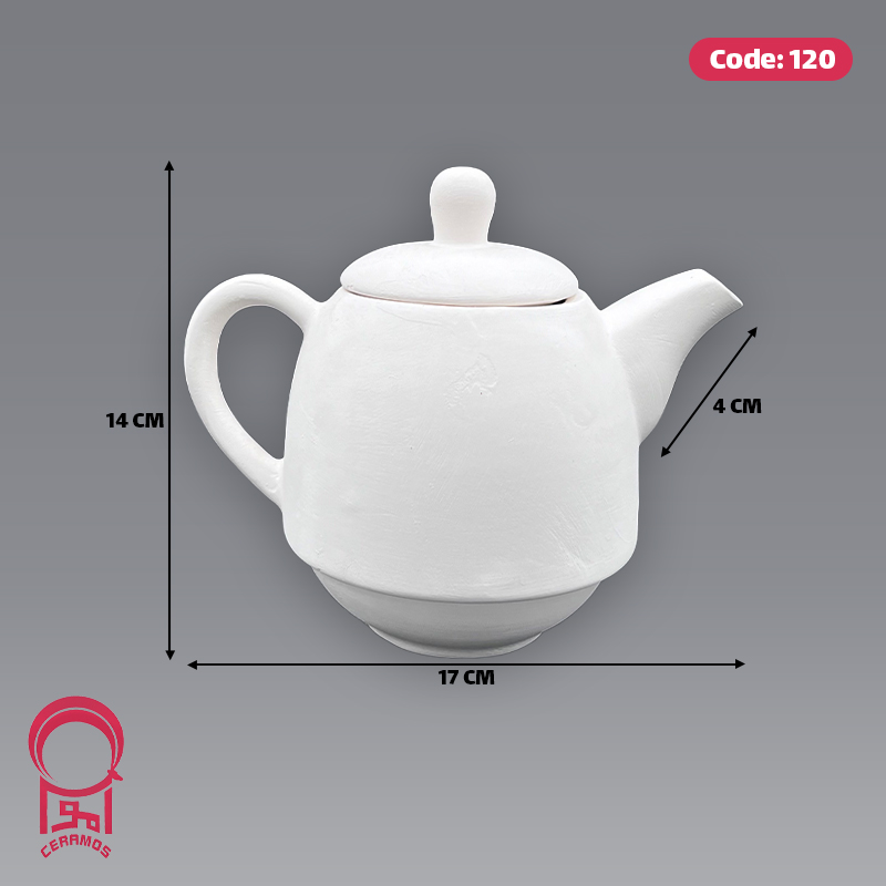 قالب گچی قوری کاپ - عظیم قالب - کد 120
